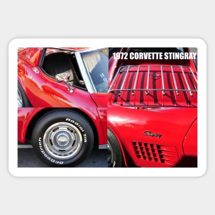 1972 Corvette quad series Sticker